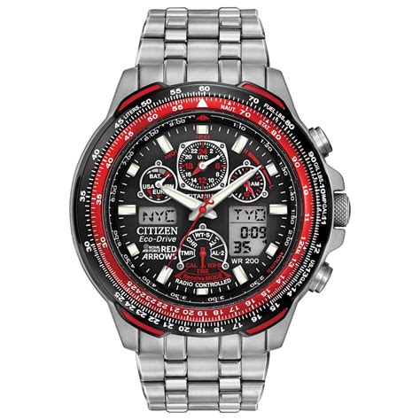 citizen red arrows titanium watch.